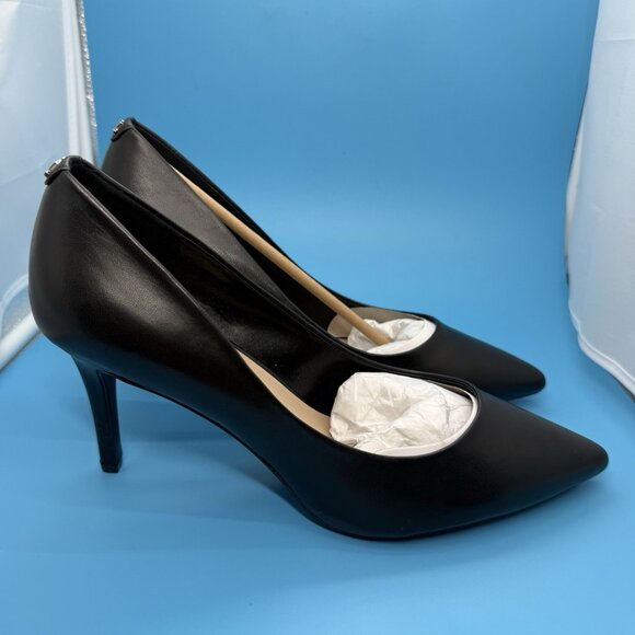 Karl Lagerfeld Pump Leather Upper Heels for Women for sale  Karl Lagerfeld Women Classic Pump Heels Royale Black Nappa Leather